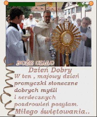 W ten majowy dzień promyczki słoneczne